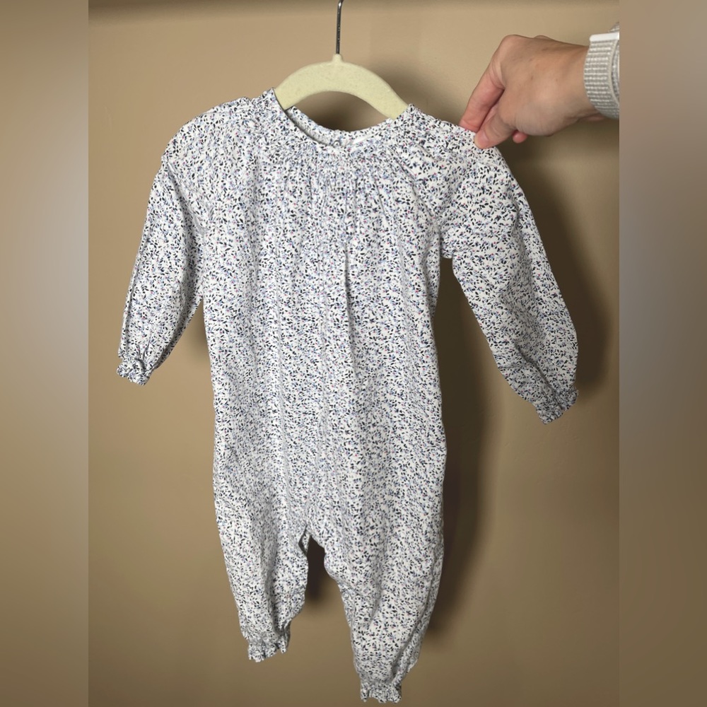 Madras Made snap bottom romper. 3-6 month.